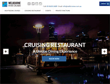 Tablet Screenshot of melbcruises.com.au